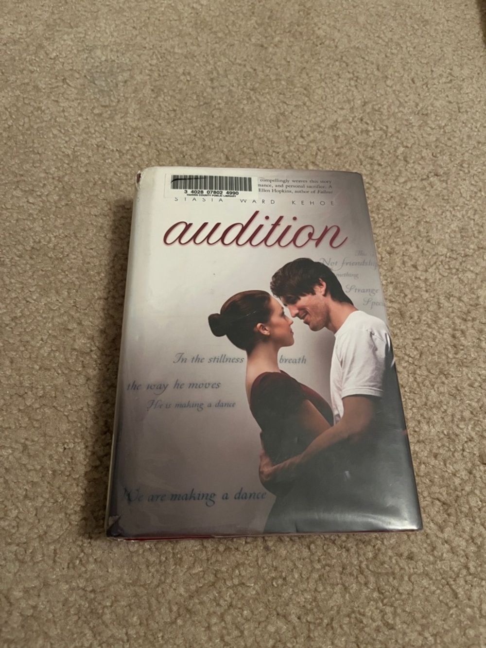 Audition Hardcover Book - Audition